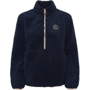 EQUIPAGE KIDS JOELLE teddy fleecetrje. Navy