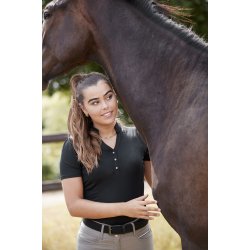 EQUIPAGE JOSIE Kortrmet T-shirt. Sort