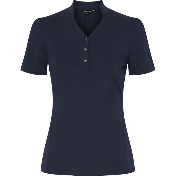 EQUIPAGE JOSIE Kortrmet T-shirt. Navy