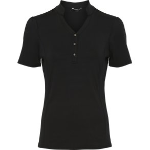 EQUIPAGE JOSIE Kortrmet T-shirt. Sort