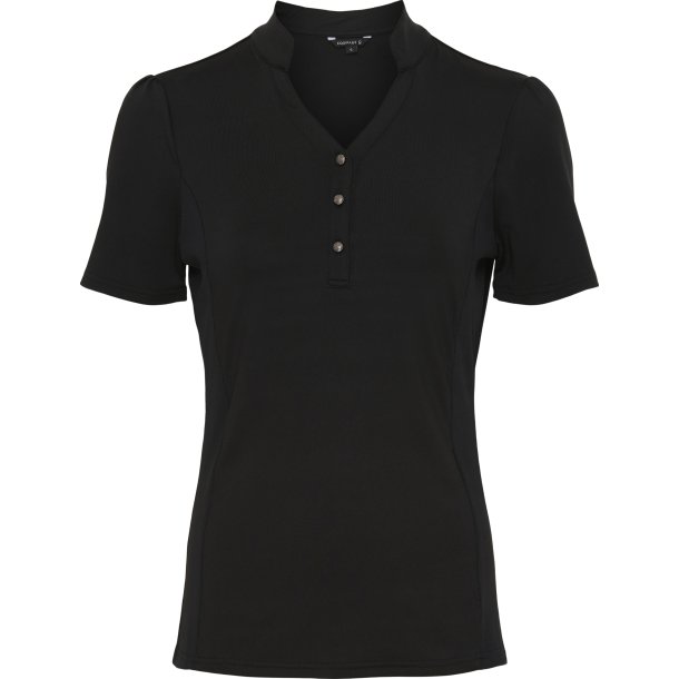 EQUIPAGE JOSIE Kortrmet T-shirt. Sort