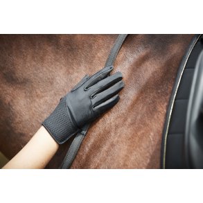 EQUIPAGE  KIRA Ridehandsker. Sort