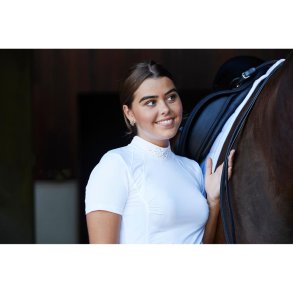 EQUIPAGE KRYSTAL stvnebluse. Hvid