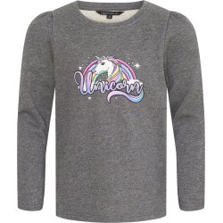 EQUIPAGE KIDS LINDA Langrmet bluse. Grey Melange