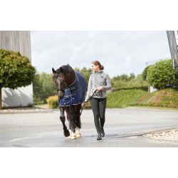 EQUIPAGE MILES Teddy fleecetrje med lynls. Gr melange