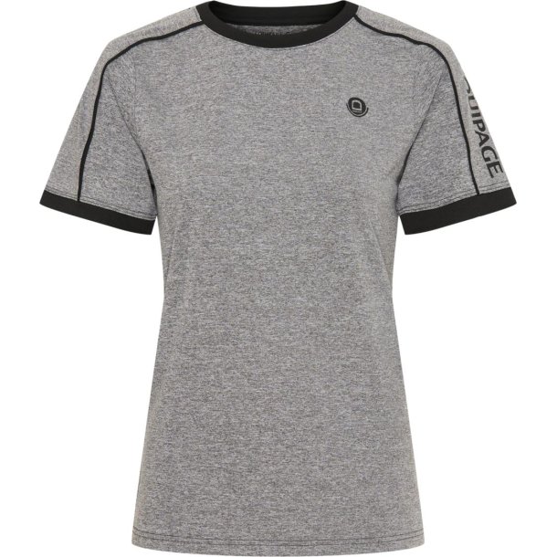 EQUIPAGE MELISSA Kortrmet T-shirt. Gr Melange