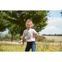 EQUIPAGE KIDS MERCY Kortrmet T-shirt. Ballerina Pink