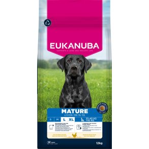 EUKANUBA Mature. Stor race. Kylling. 12kg