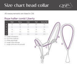 QHP LIBERTY S�t med rebgrime og bl�d cordeo. Lyser�d