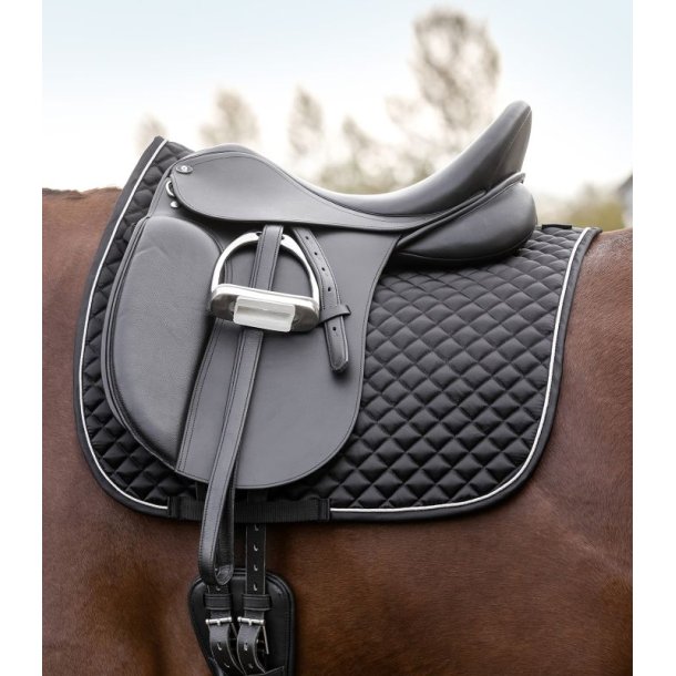 WALDHAUSEN FELIX GLAM Sadelunderlag. Sort