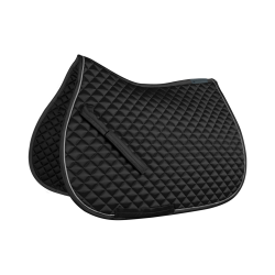WALDHAUSEN FELIX GLAM Sadelunderlag. Sort