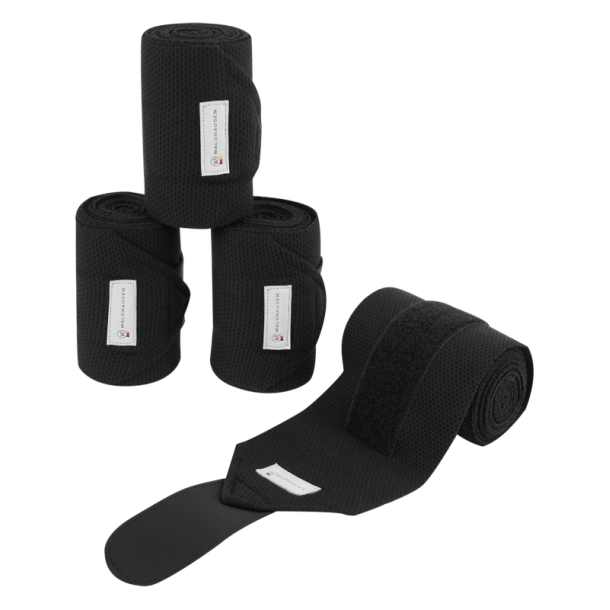 WALDHAUSEN BREATH Bandager. St med 4. Sort