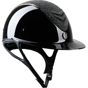 OneK Avanc� Glossy ridehjelm. Glitter top & front