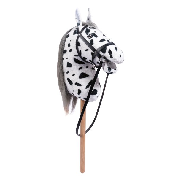 HKM Hobby Horse. Kphest. Hvid med pletter