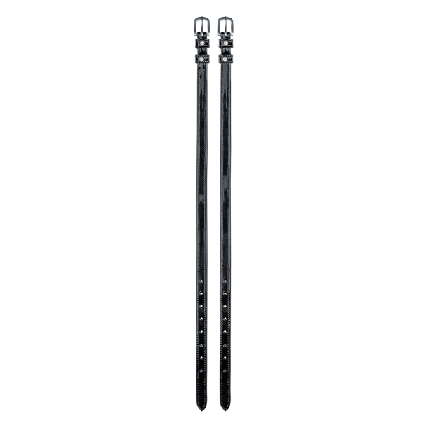 WALDHAUSEN Sporeremme med sten. Sort/slv