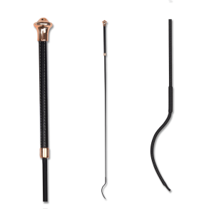 WALDHAUSEN NOBLESSE Dressurpisk. Sort/Rosegold