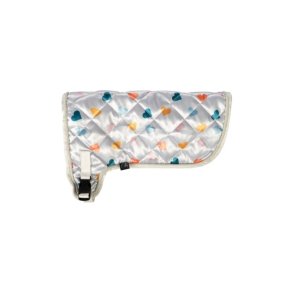 HKM HOBBY HORSE D�kken til k�phest. Hvid med hjerter