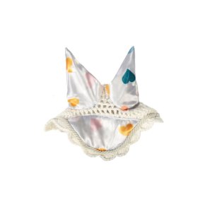 HKM HOBBY HORSE Hut. Hvid med hjerter