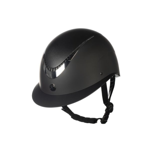 HKM ALARION Ridehjelm. Sort/slv
