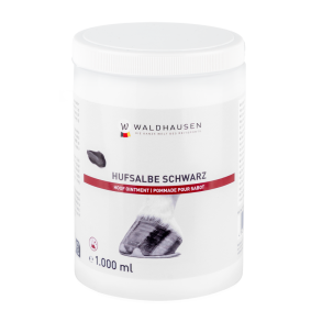 WALDHAUSEN Sort hovfedt. 1 liter