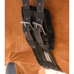 WALDHAUSEN Gjordbeskytter med faux fur. Sort