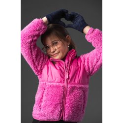 EQUIPAGE KIDS VEGA Teddy jakke. Phlox Pink