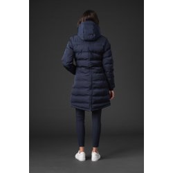 CATAGO VITA Vattereret ridefrakke. Navy