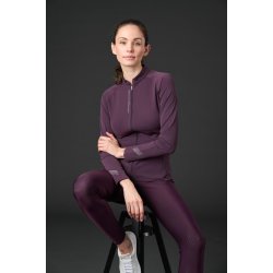 CATAGO TABITA Zip-cardigan. Plum Perfect