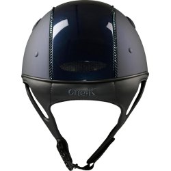 OneK Mips Defender Ridehjelm. Matt, Glossy Top Swarowski. Navy