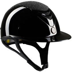 OneK Mips Avanc Matt Ridehjelm, Glossy Glitter Swarowski. Sort