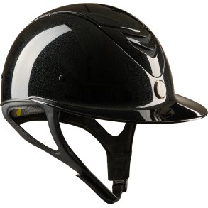 OneK Mips Avanc Ridehjelm Glossy Shimmer. Sort