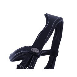 QHP LUXURY Anatomisk trense. Sort