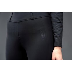 CATAGO RIVER Ridetights med bltestropper. Fullgrip. Sort