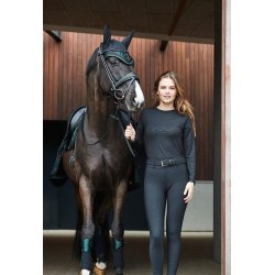 CATAGO RIVER Ridetights med bltestropper. Fullgrip. Sort