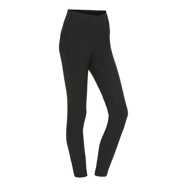 CATAGO RIVER Ridetights med bltestropper. Fullgrip. Sort