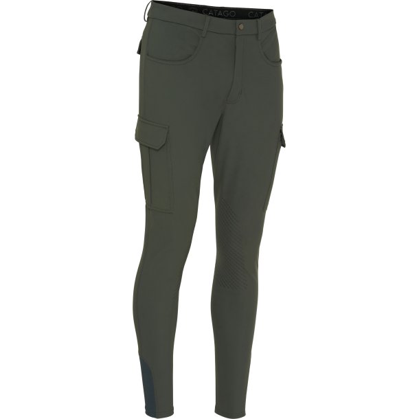 CATAGO MEN NORTH CARGO Ridebukser med kngrip. Forest Green