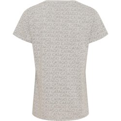 CATAGO TIMO Logo T-shirt. Grey Melange