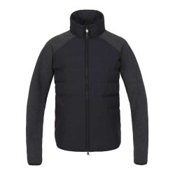 KINGSLAND OLIVE Vatteret jakke. Navy