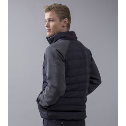 KINGSLAND OLIVE Vatteret jakke. Navy