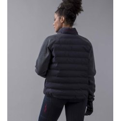 KINGSLAND OLIVE Vatteret jakke. Navy