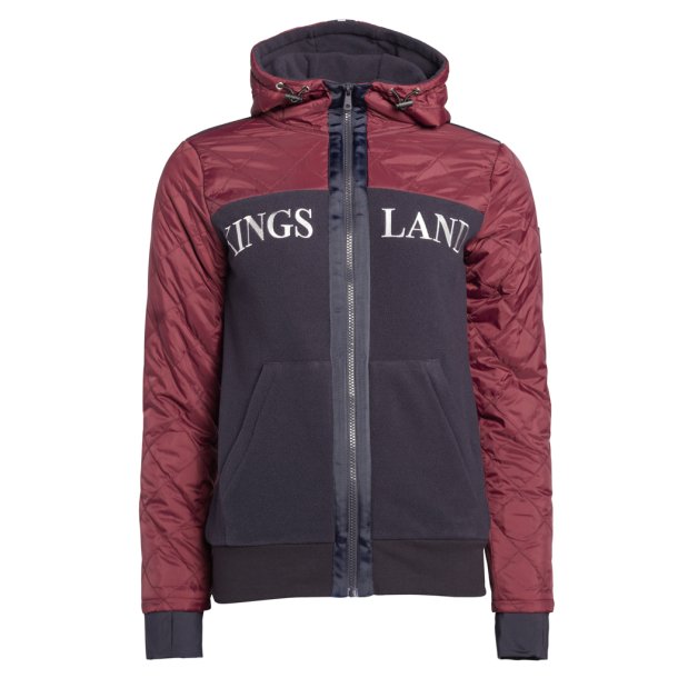 KINGSLAND SOLIS Fleecejakke. Ladies. Navy/bordeaux