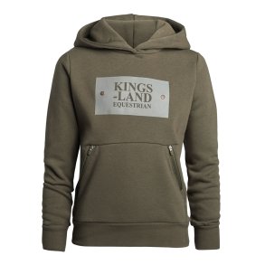 CRAZY DEAL! KINGSLAND SAMUEL Junior hoodie. Green Black Ink