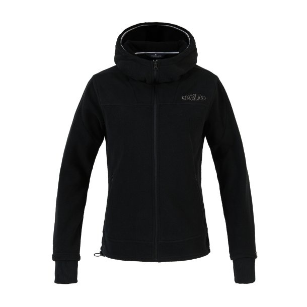 KINGSLAND REIGN Fleecejakke. Unisex. Sort