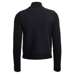 KINGSLAND ANAIAH Strikket cardigan med lynls. Dame. Sort