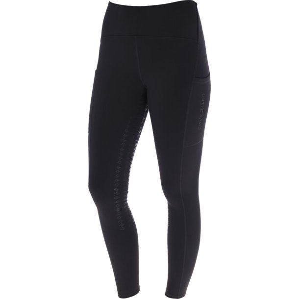 COVALLIERO Junior ridetights med fuld grip. Navy