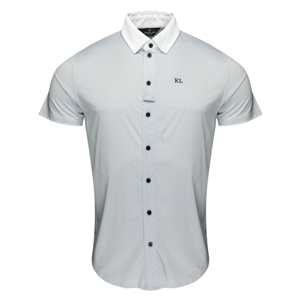 KINGSLAND CHARLES Stvnebluse. Herre. Blue Infinity