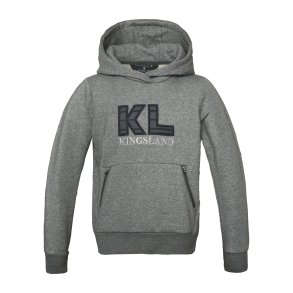 KINGSLAND EMORY Junior hoodie. Grey Forged Iron