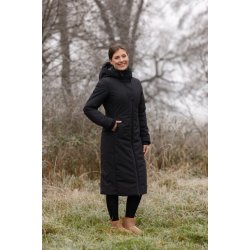 COVALLIERO Vinterridefrakke. Sort