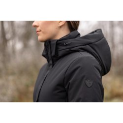 COVALLIERO Vinterridefrakke. Sort