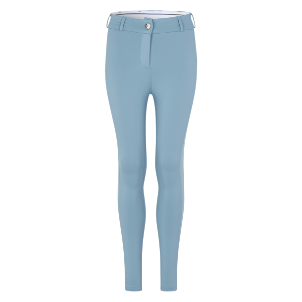 KINGSLAND KAYSA Fullgrip ridebukser. Blue Faded Denim. Junior